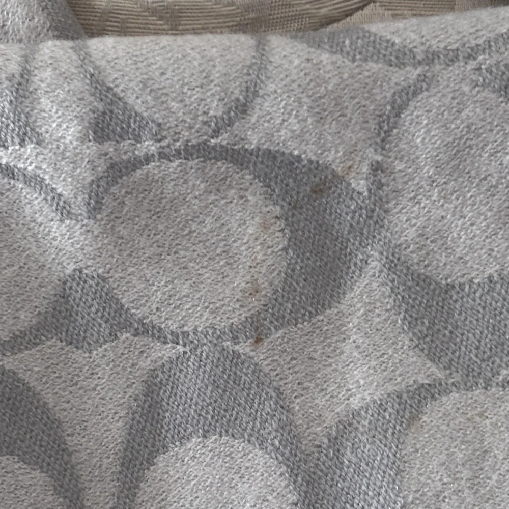 Coach Grey/Silver Patterned Scarf - Picture 7 of 7